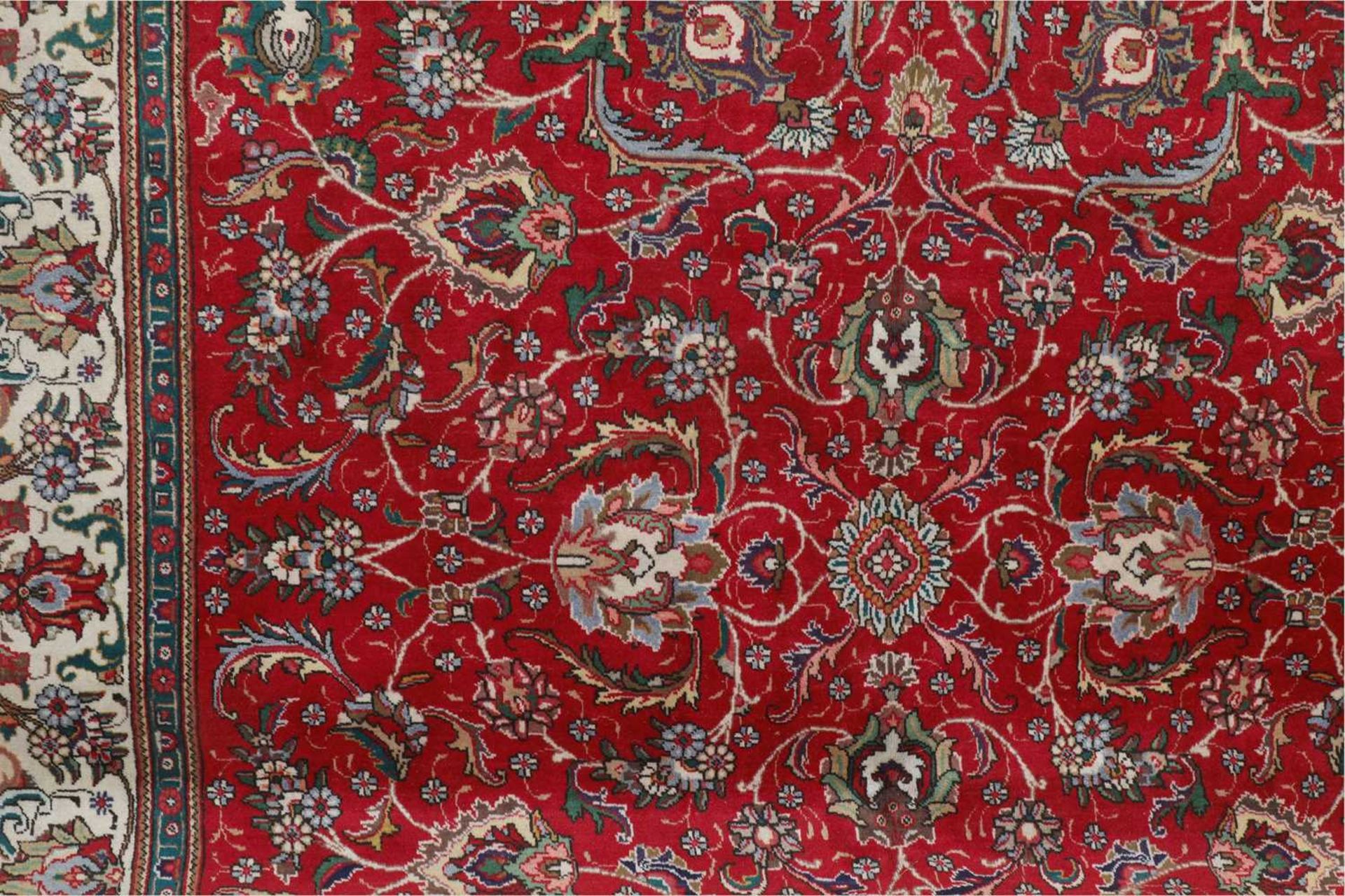 A Persian wool carpet, - Bild 4 aus 6