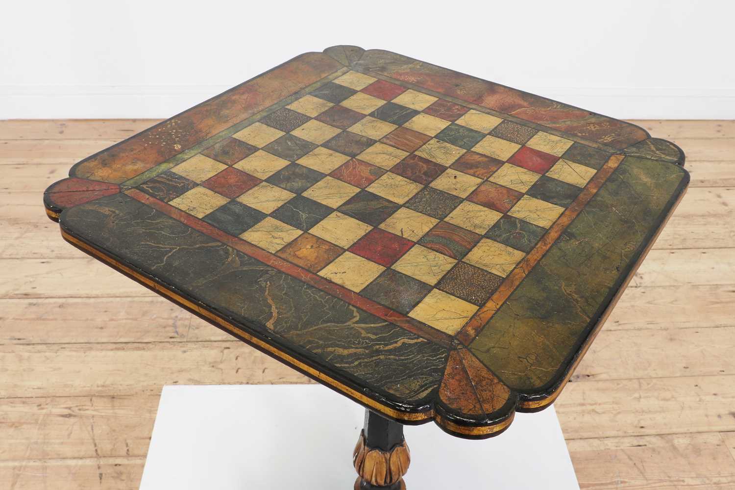 An ebonised and parcel-gilt occasional table, - Image 2 of 4