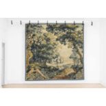 A verdure tapestry fragment,