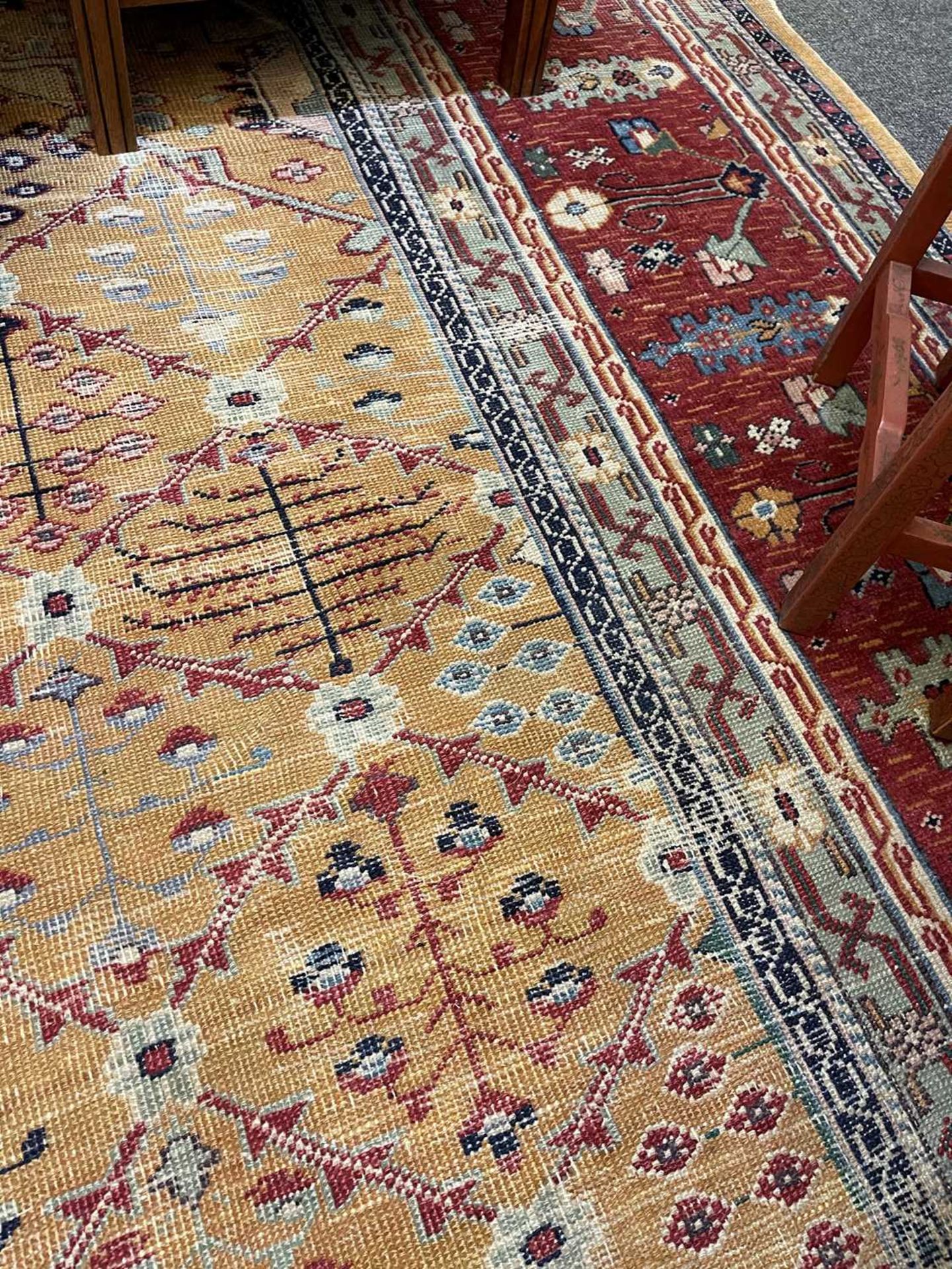A Persian wool carpet, - Bild 24 aus 26