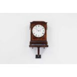 A George IV mahogany bracket clock by John Peterkin of London,