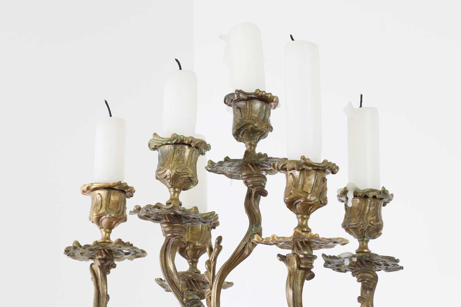 A Louis XV-style ormolu candelabrum, - Image 5 of 6