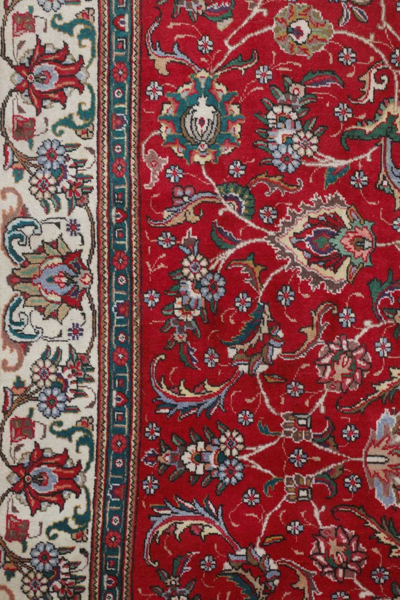 A Persian wool carpet, - Bild 2 aus 6