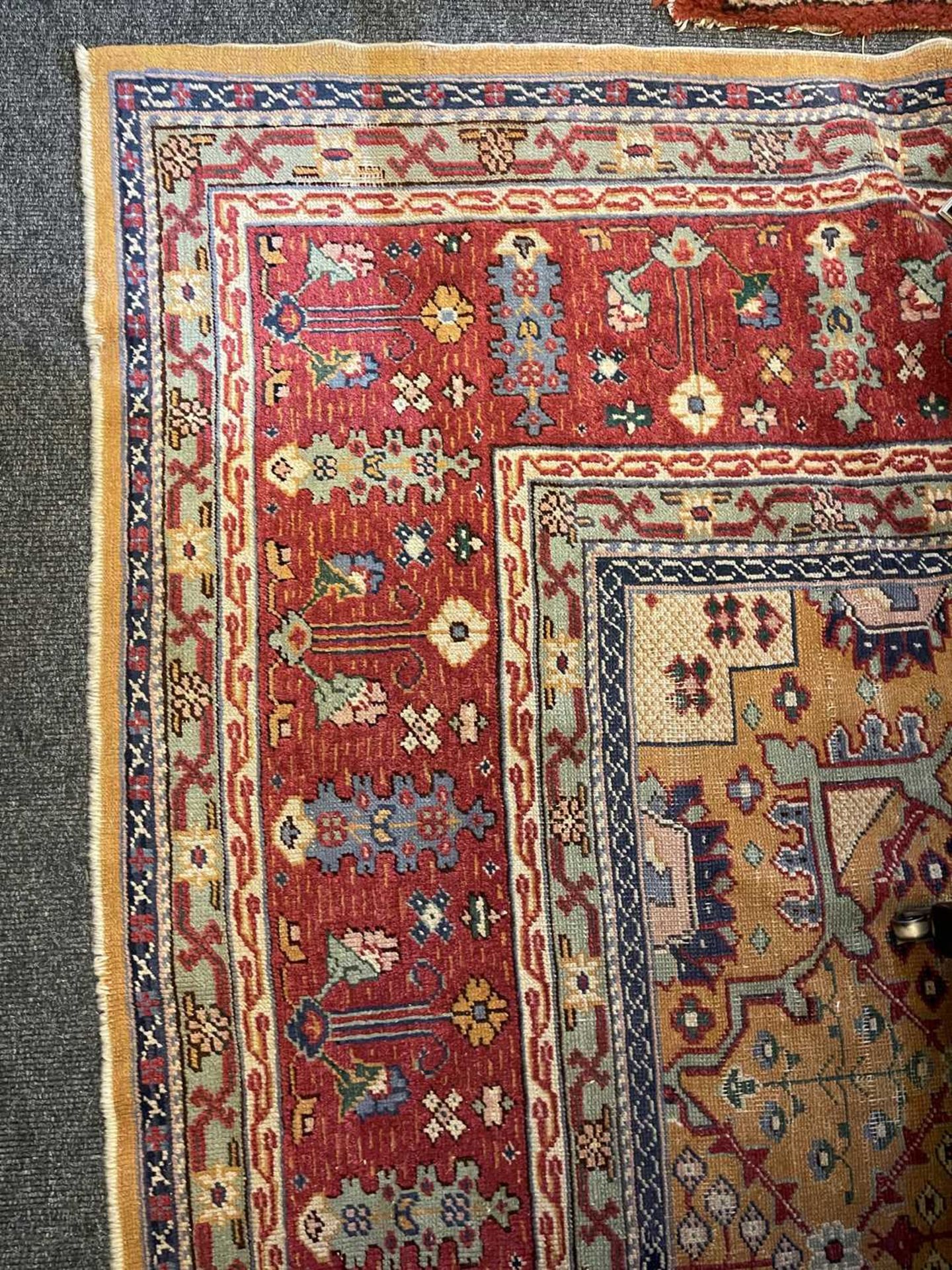 A Persian wool carpet, - Bild 19 aus 26