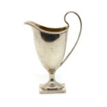 A Victorian silver cream jug,