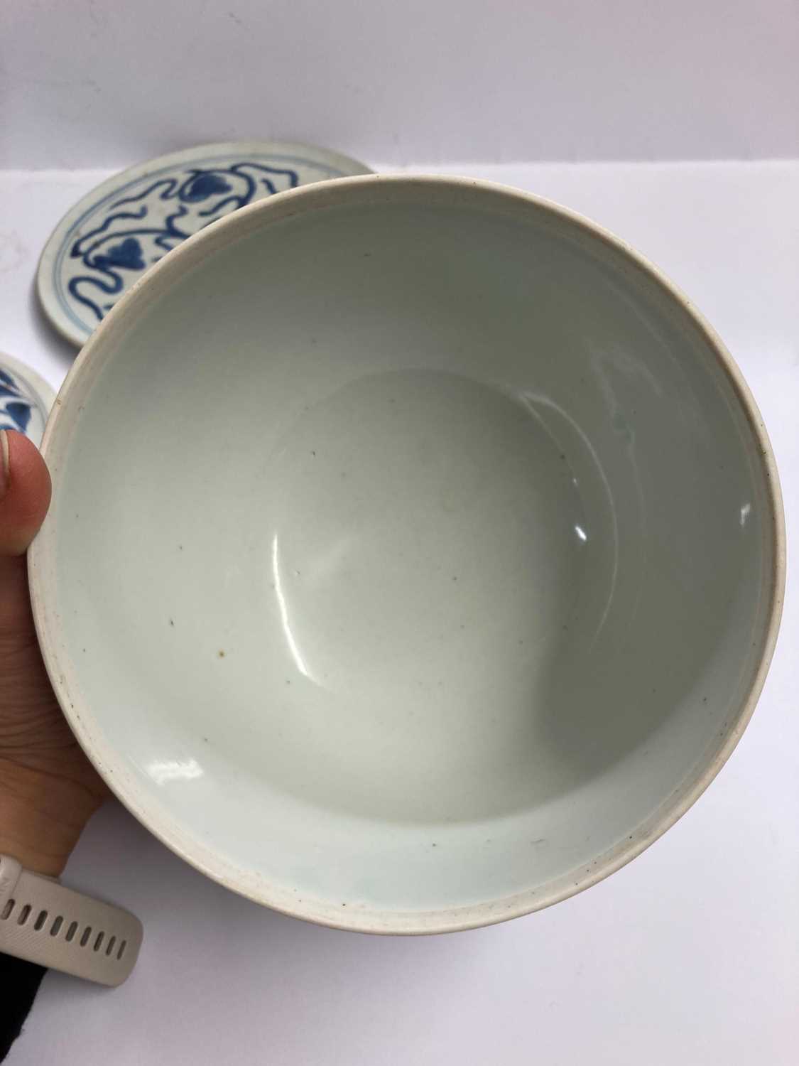 A Chinese blue and white bowl, - Image 12 of 29
