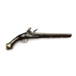 A Turkish flintlock pistol,