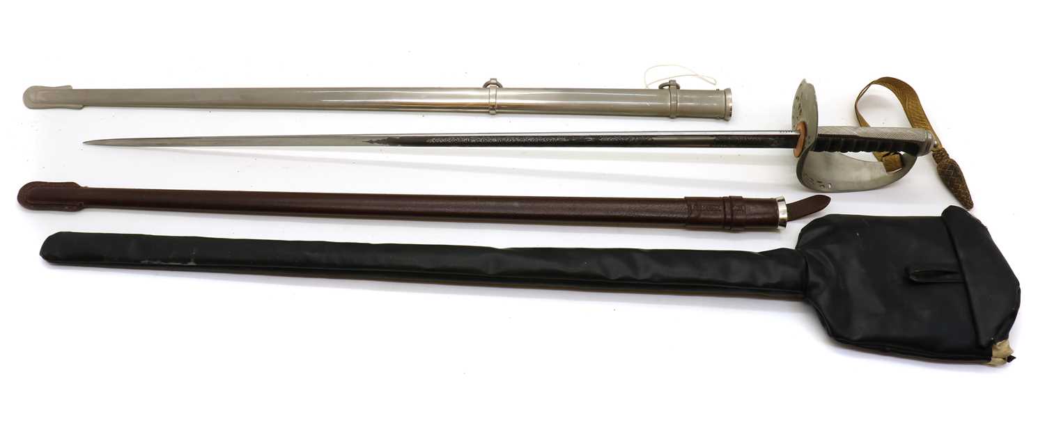 An 1897 Pattern Officer's dress sword, - Image 2 of 3