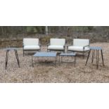 A part suite of contemporary of garden furniture,