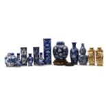 A collection of Chinese blue and white,