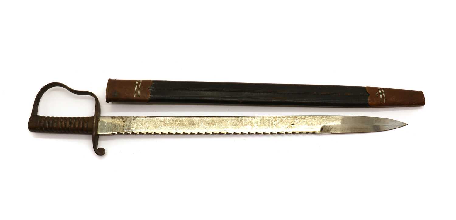 A British Pioneers sword bayonet