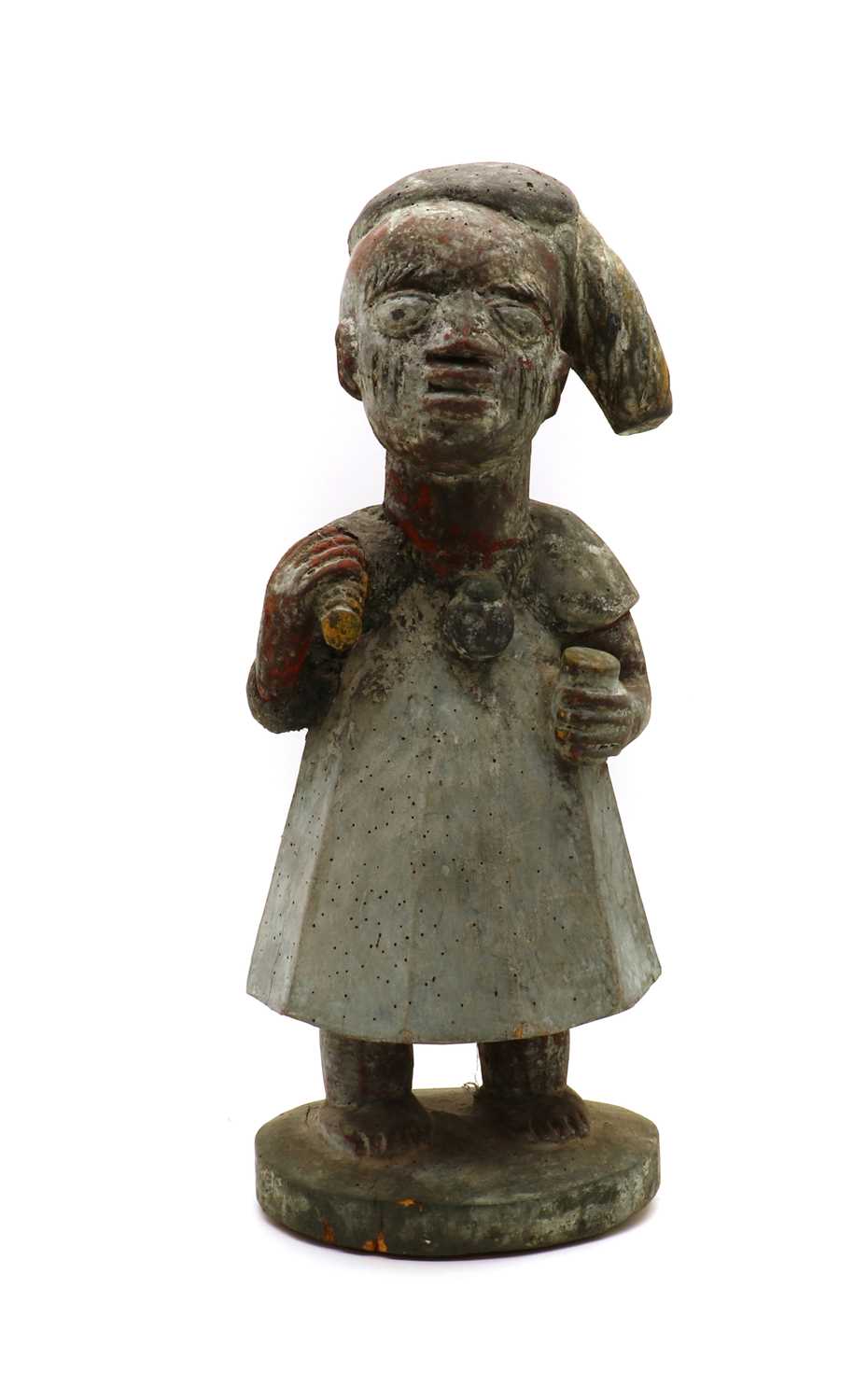 A North African tribal softwood figure,