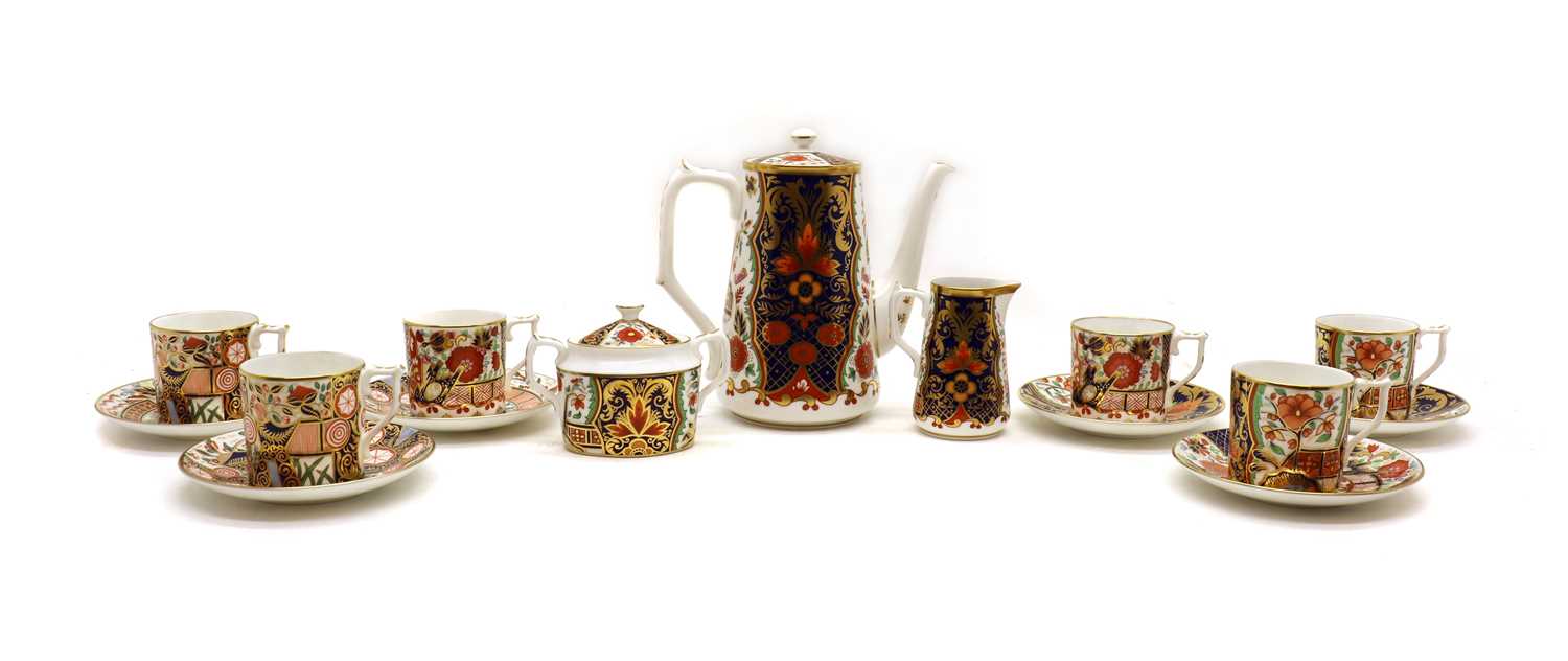 A Royal Crown Derby porcelain tea service