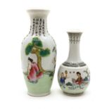 Two Chinese porcelain vases,