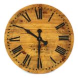 A large contemporary wall clock,