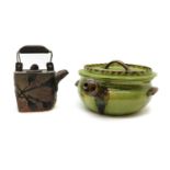A studio pottery teapot,