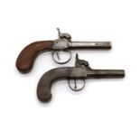 Two percussion pocket pistols,