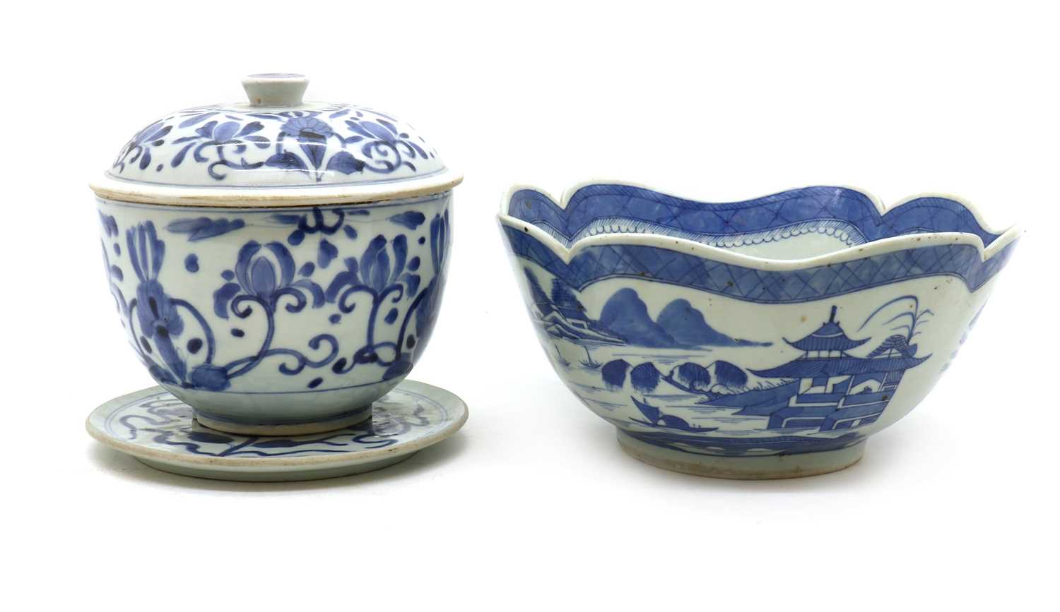 A Chinese blue and white bowl, - Image 2 of 29