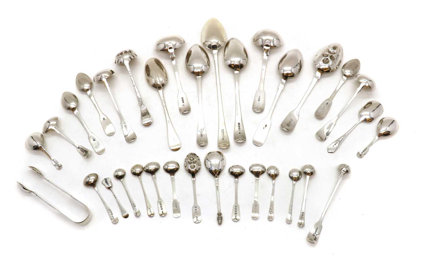 A collection of silver flatware - Image 2 of 2