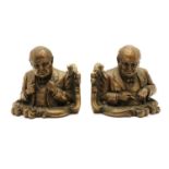 A pair of Winston Churchill bookends,