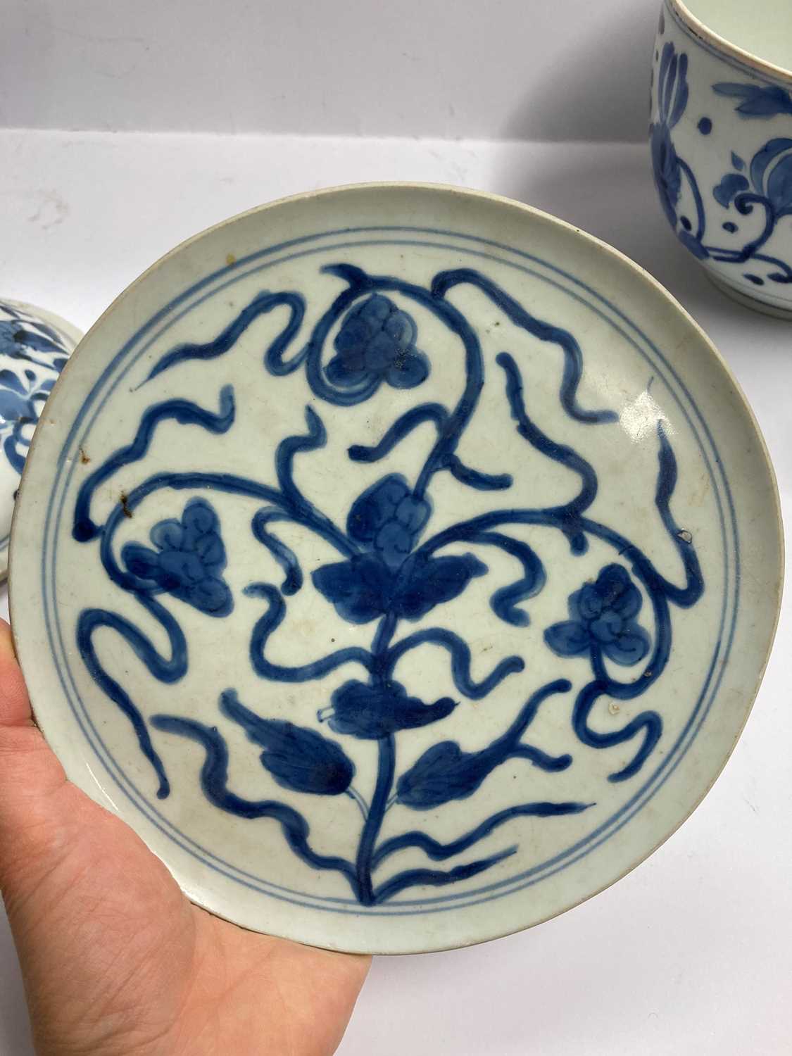 A Chinese blue and white bowl, - Image 19 of 29