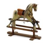 A rocking horse,