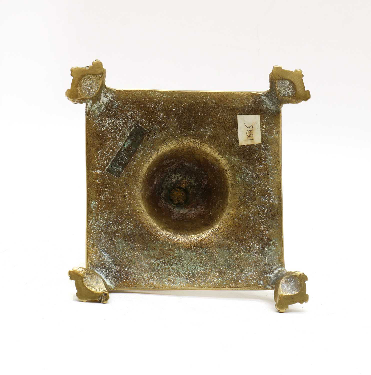 A brass candlestick, - Image 3 of 3