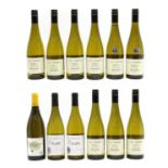 A selection of French white wines,