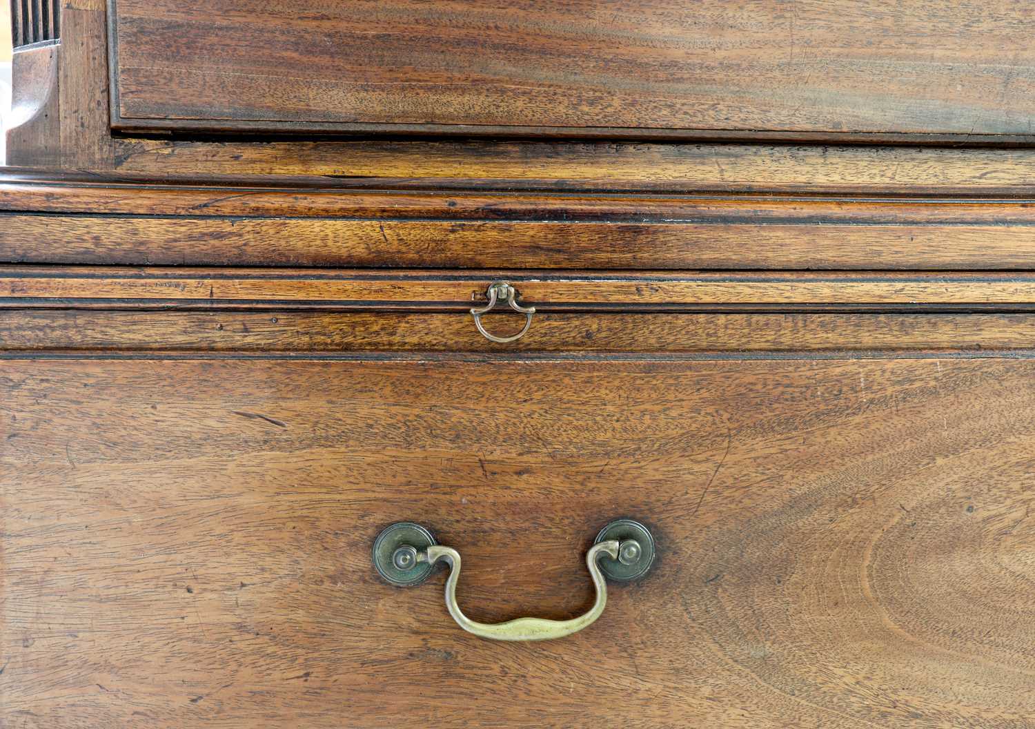 A George III mahogany chest on chest - Image 3 of 3