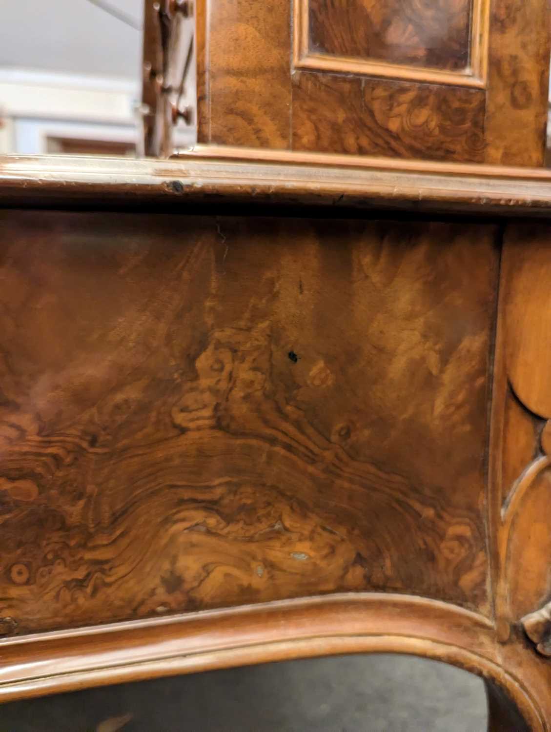 A Victorian walnut writing desk, - Image 15 of 40