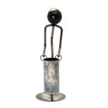 A French Art Deco novelty cocktail stick holder,