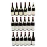 A selection of Burgundy red wines