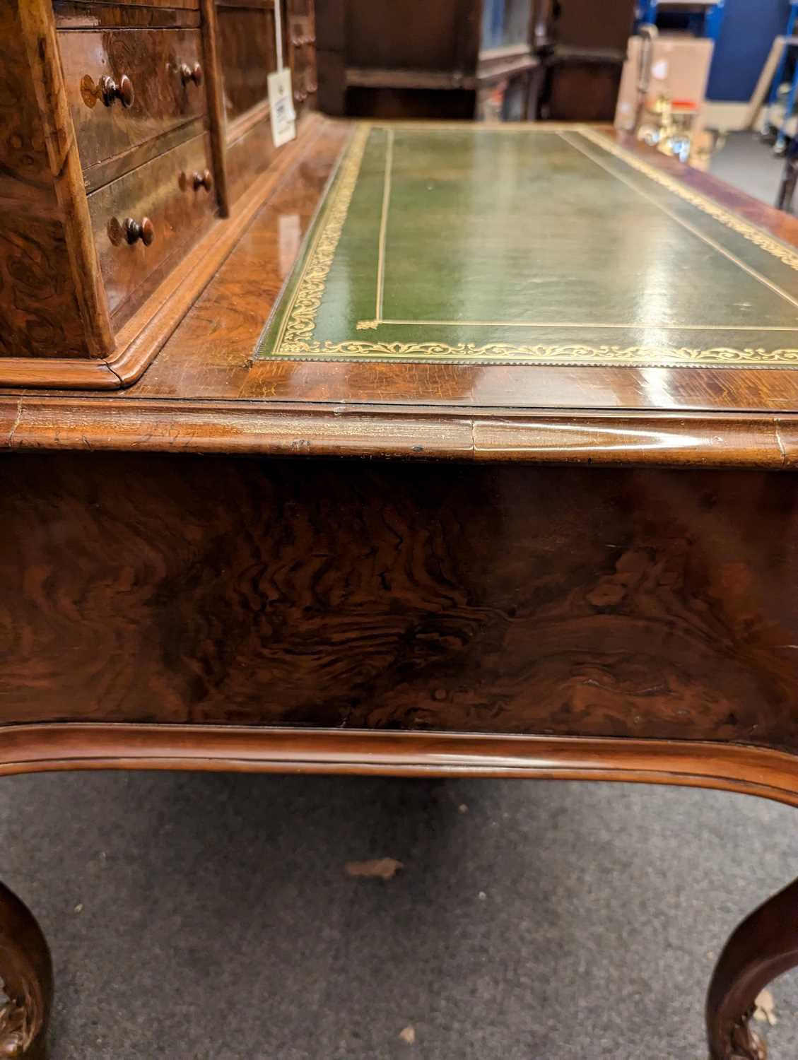 A Victorian walnut writing desk, - Image 37 of 40