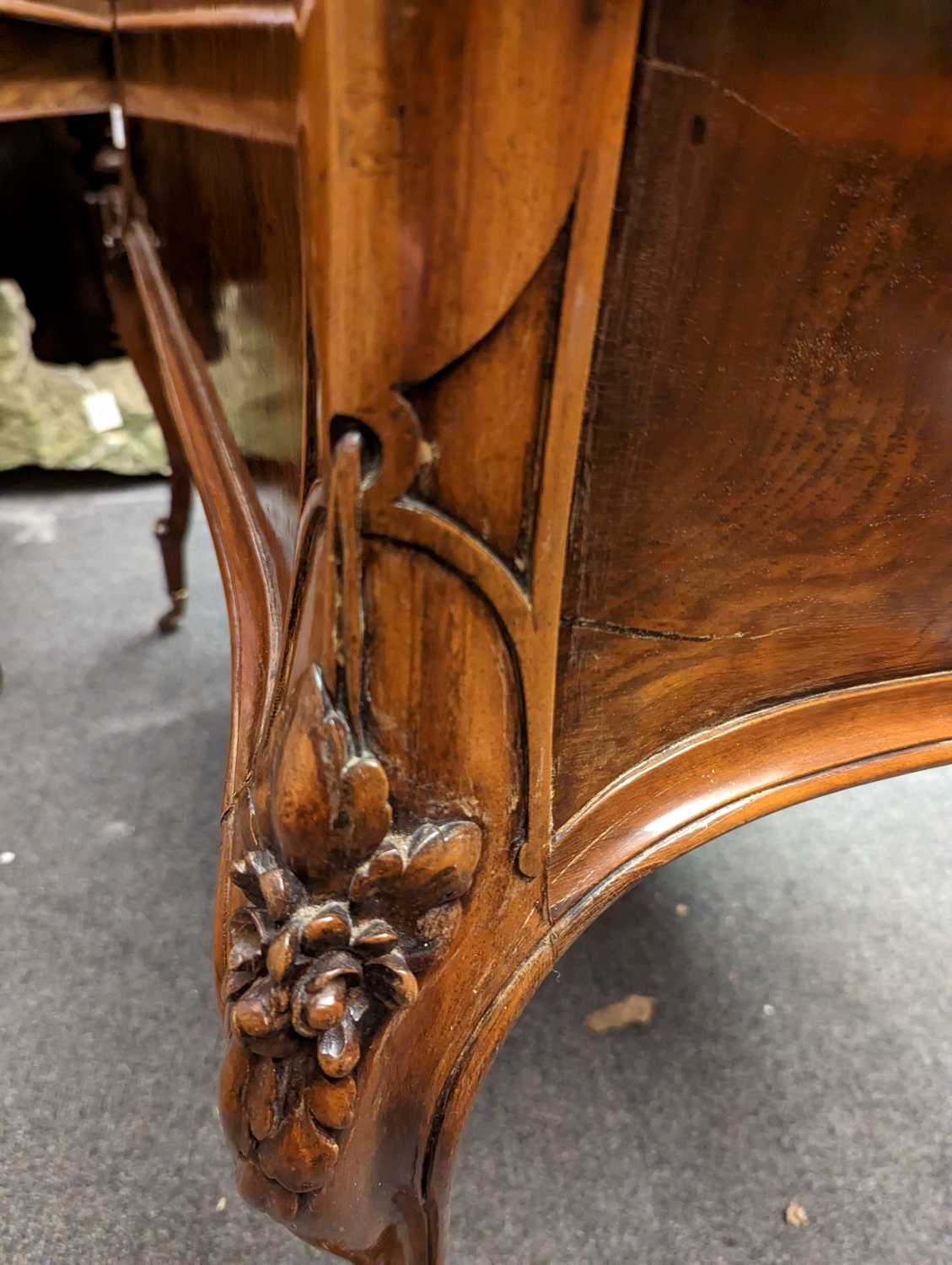 A Victorian walnut writing desk, - Image 32 of 40