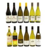 Assorted French wines,