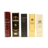 A collection of Scotch Whiskies,