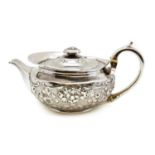 A George III silver teapot