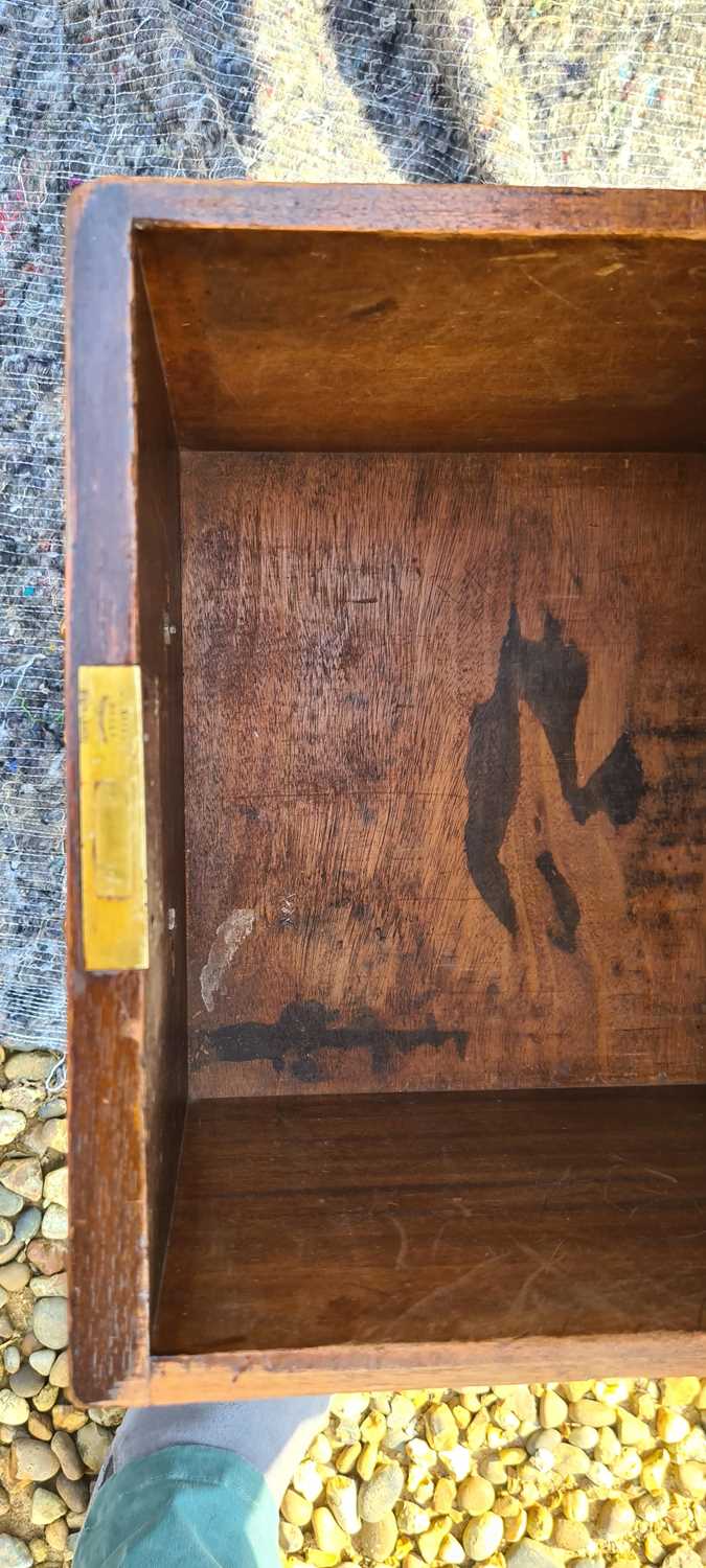 An Edwardian mahogany pedestal desk - Image 5 of 43