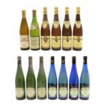 Assorted German white wines,