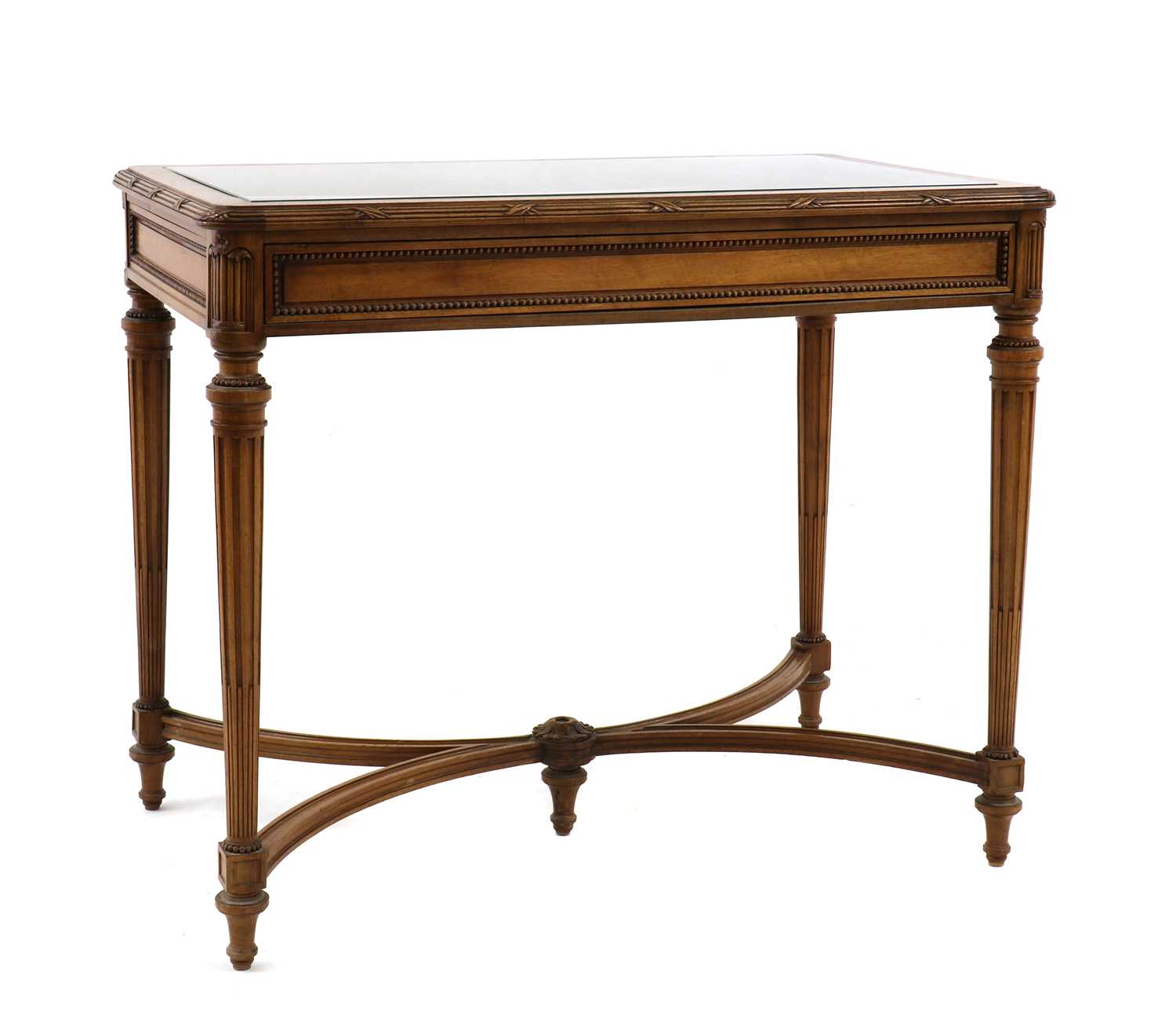 A Louis XVI-style walnut bijouterie table - Image 2 of 5