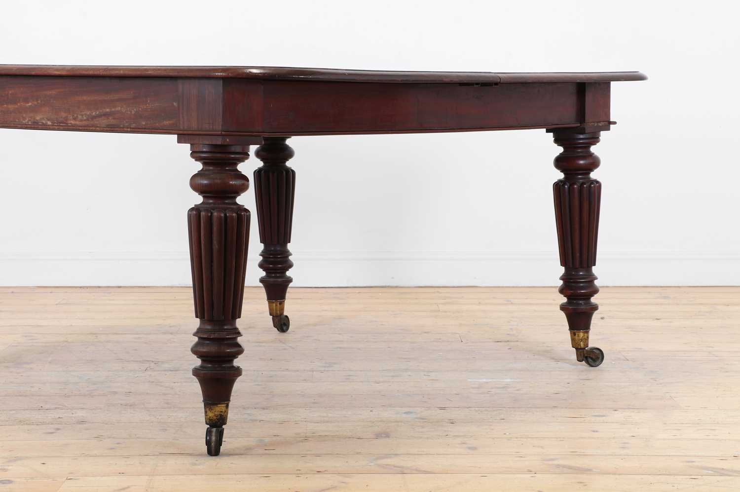 A George IV mahogany extending dining table, - Image 3 of 7