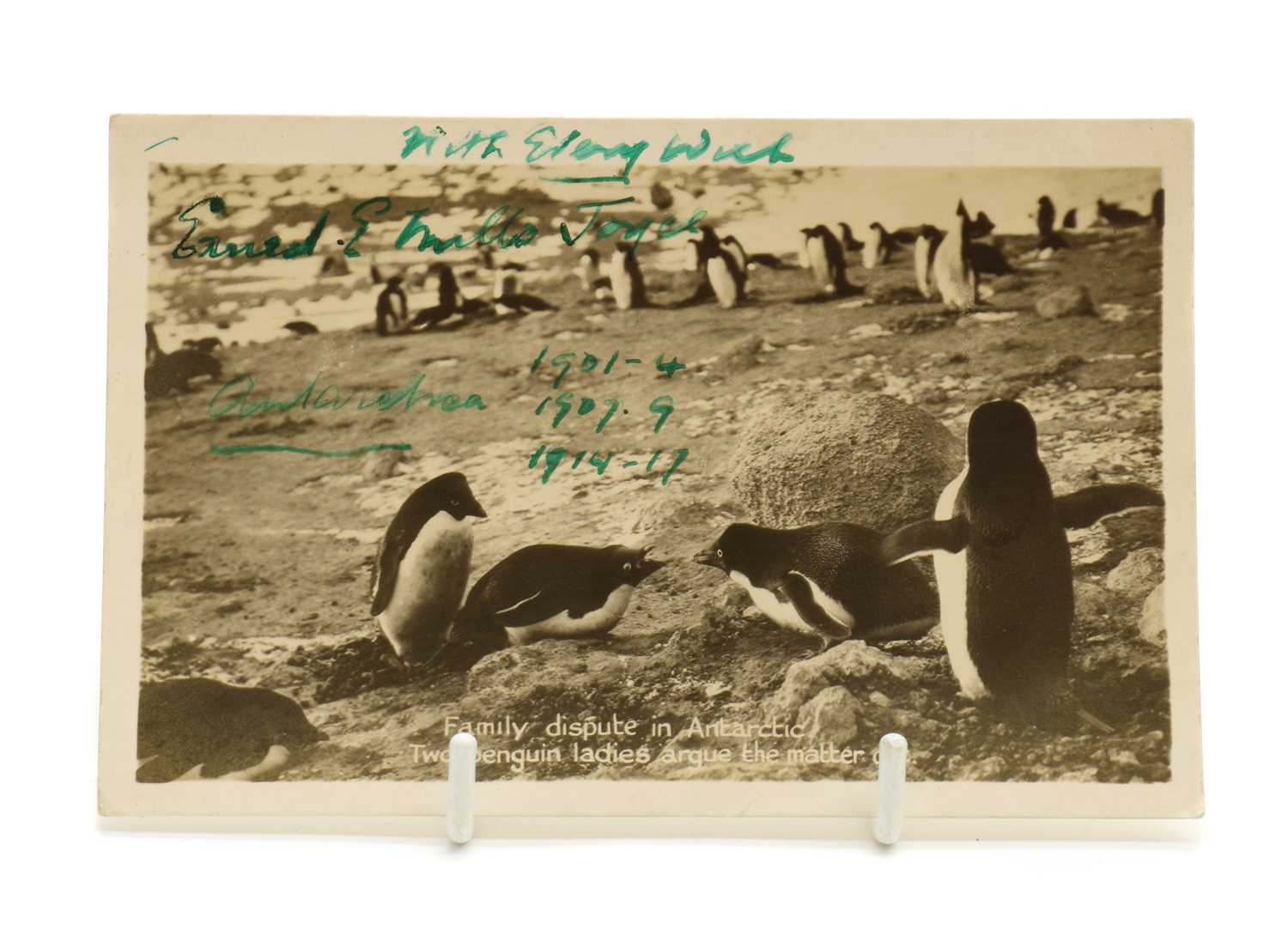 Two signed Antarctic expedition postcards - Image 3 of 5