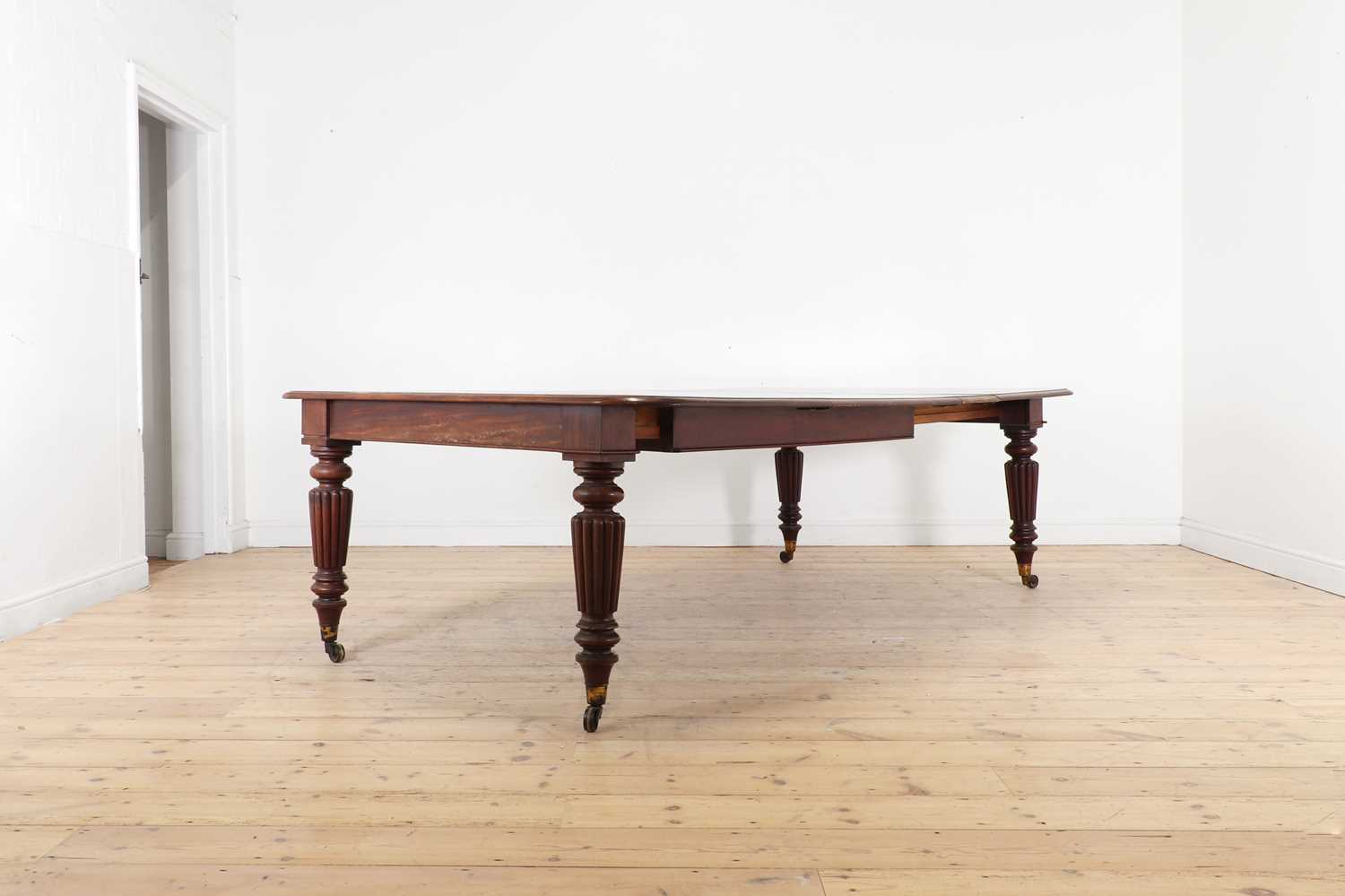 A George IV mahogany extending dining table, - Image 4 of 7