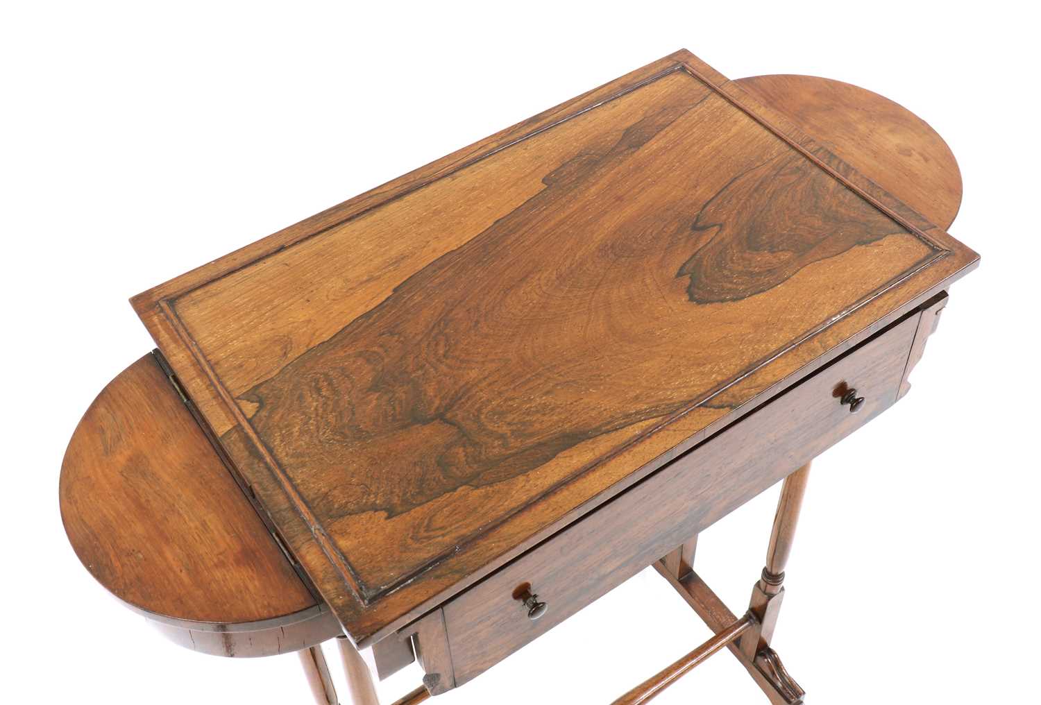 A Regency rosewood work table - Image 4 of 4