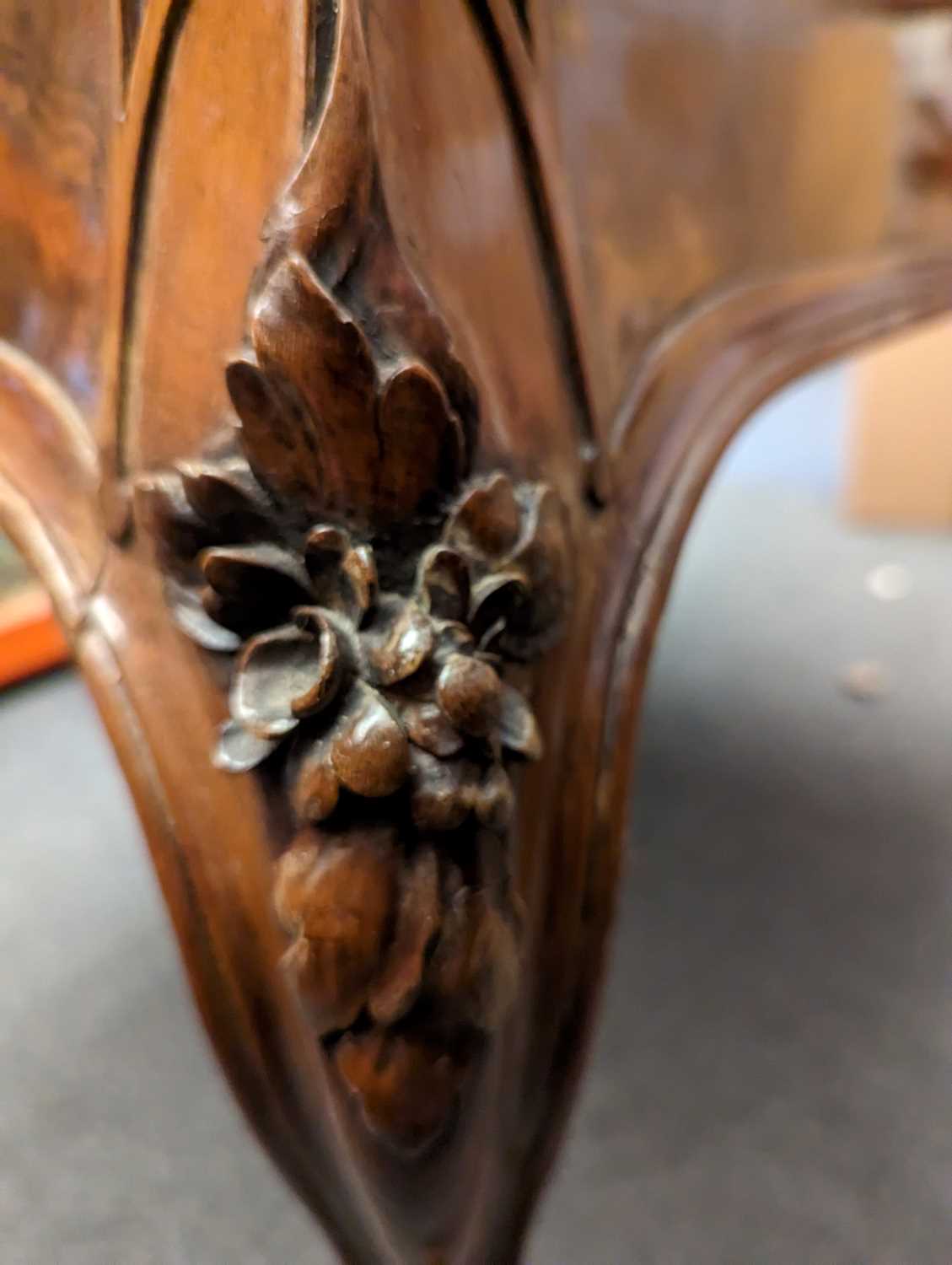 A Victorian walnut writing desk, - Image 12 of 40
