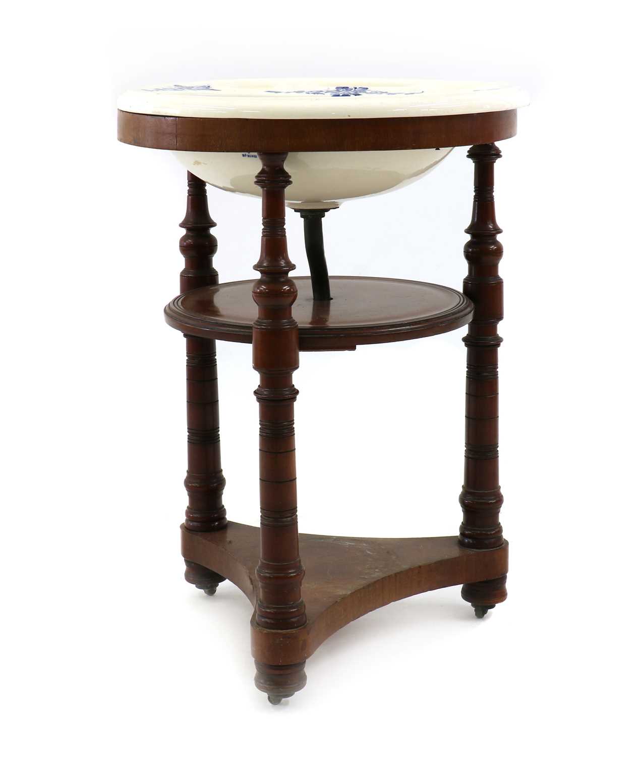 A Victorian mahogany washstand, - Image 2 of 4