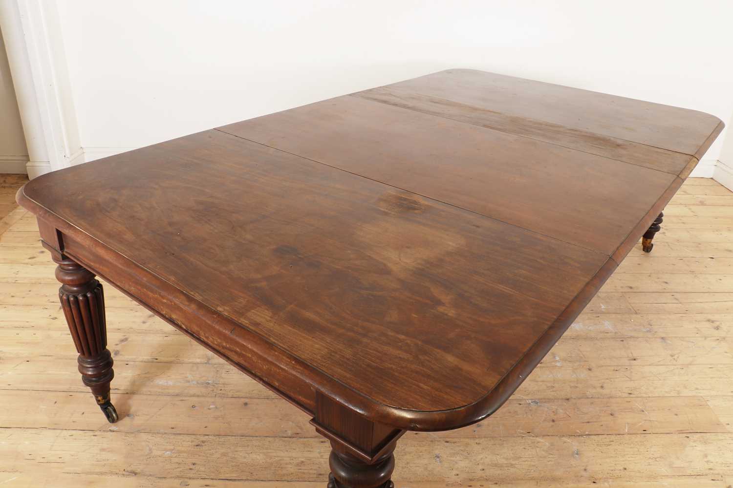 A George IV mahogany extending dining table, - Image 7 of 7
