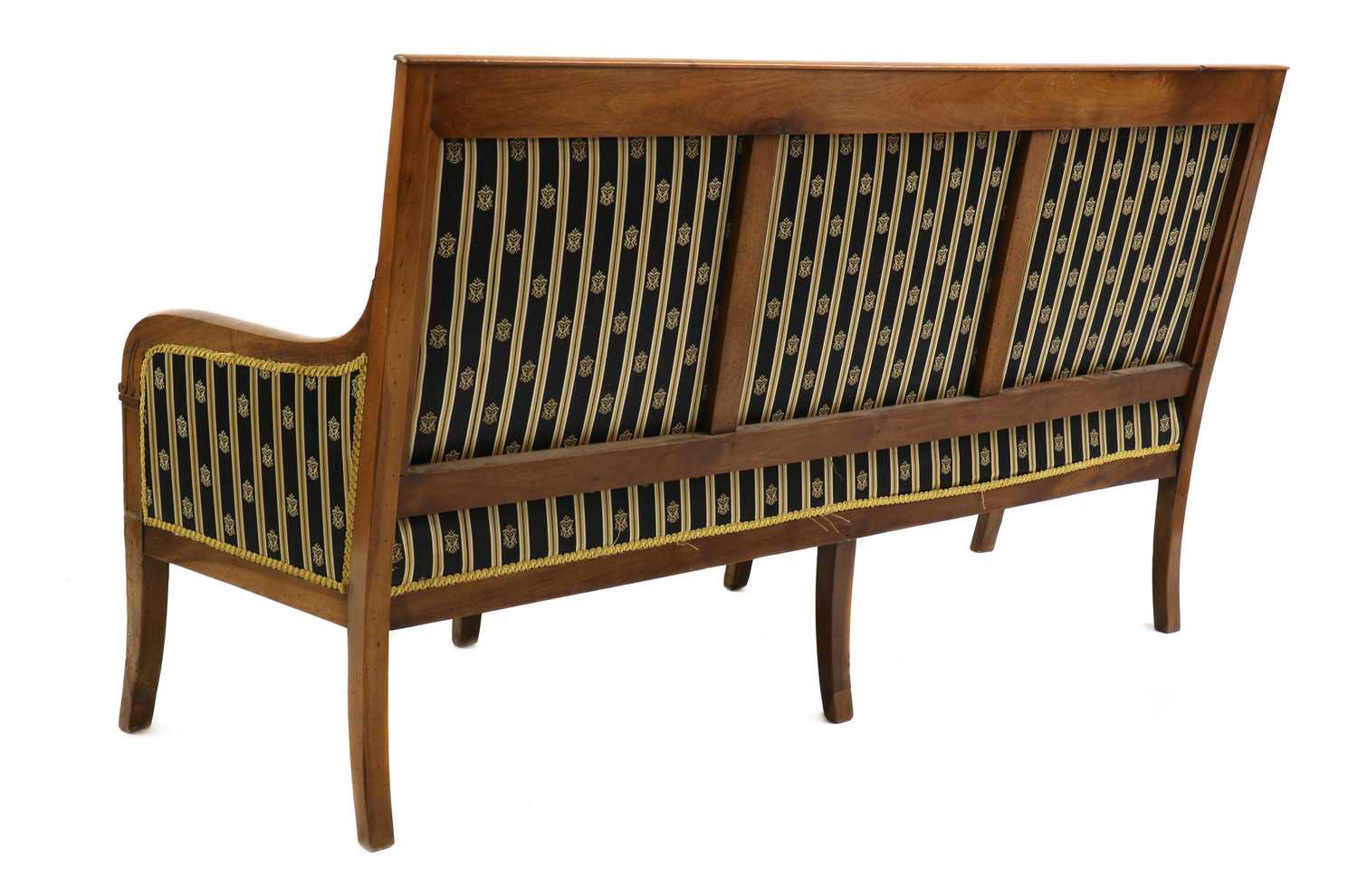 A French walnut settee, - Image 2 of 30