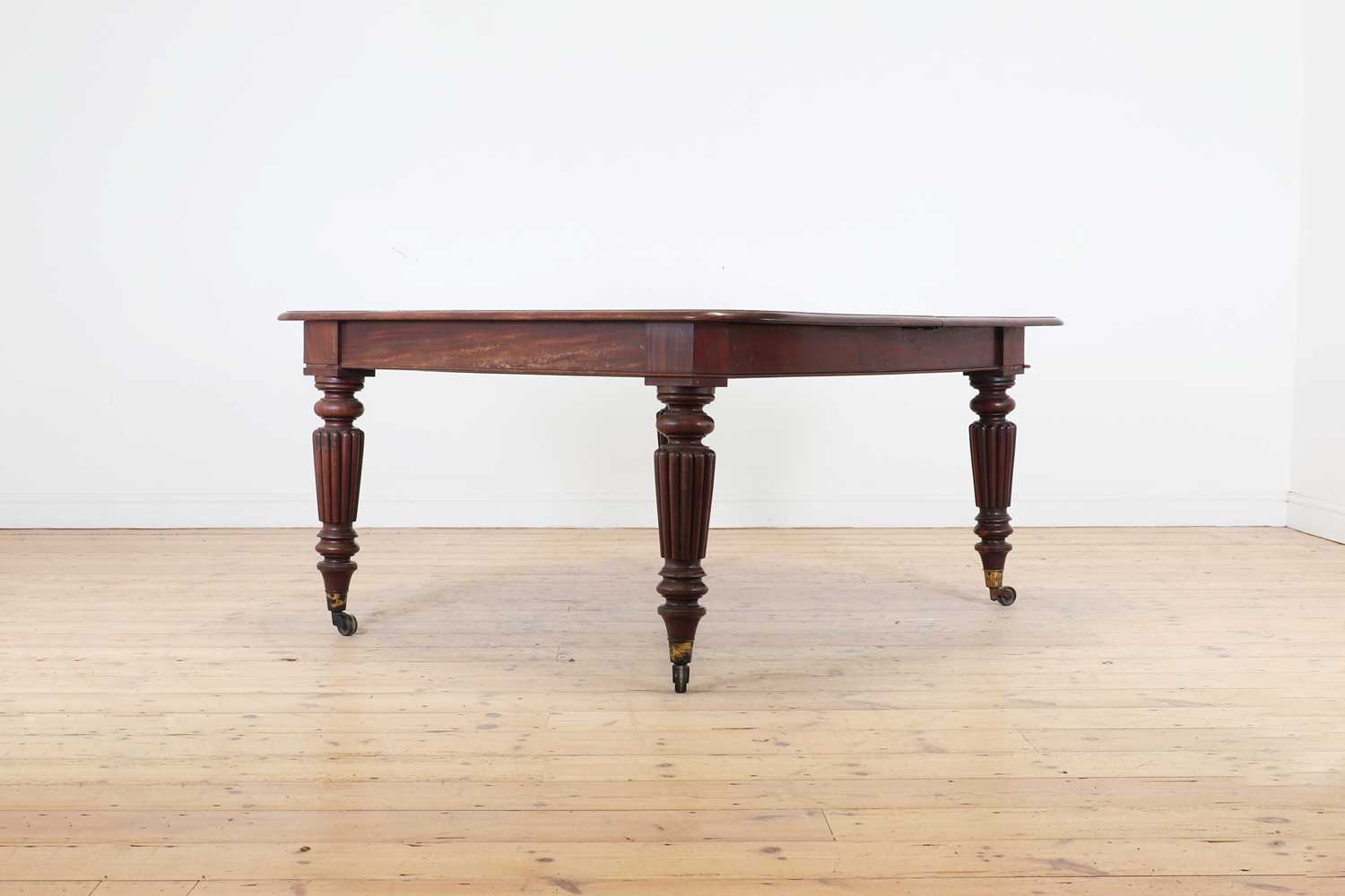 A George IV mahogany extending dining table, - Image 5 of 7