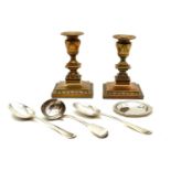 A pair of Georgian silver tablespoons,